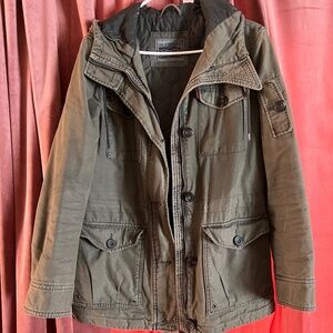 Levi’s Women’s hooded military jacket